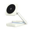 Levelo Aurora 3 In 1 Wireless Charger  - White