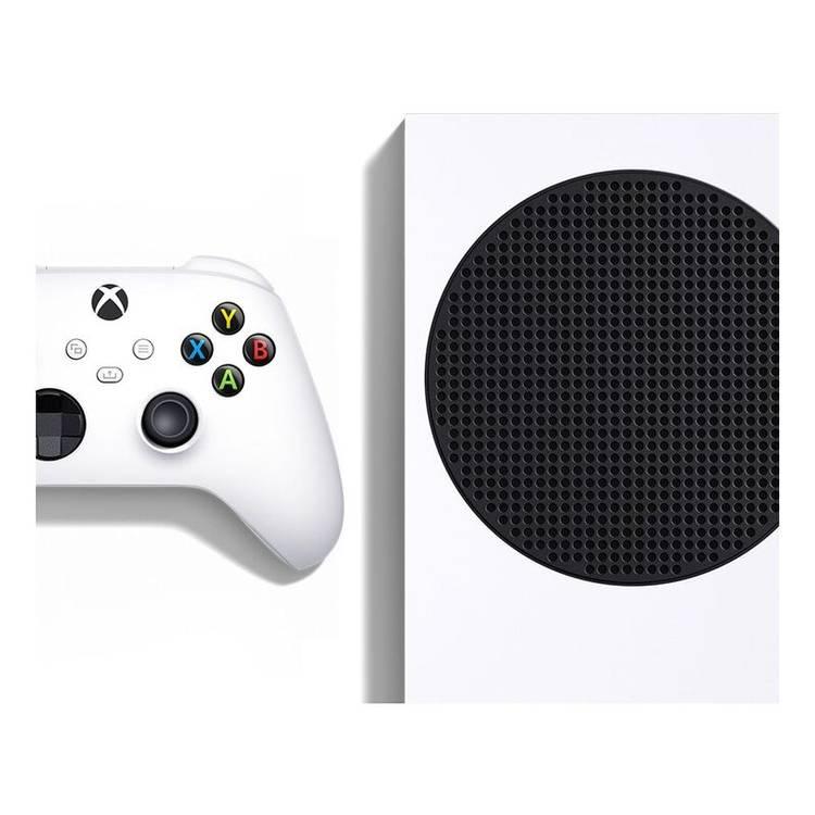 وحدة تحكم Microsoft Xbox Series S الرقمية بسعة 512 جيجابايت + تذكرة لعب لمدة 3 أشهر (حزمة) - أبيض