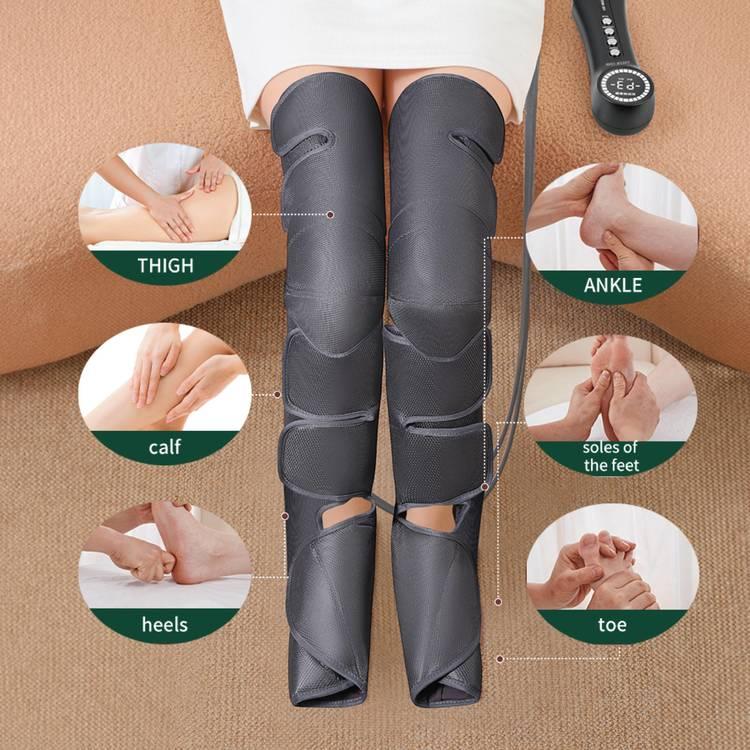 Green Lion Air Pressure Leg Massager - Black