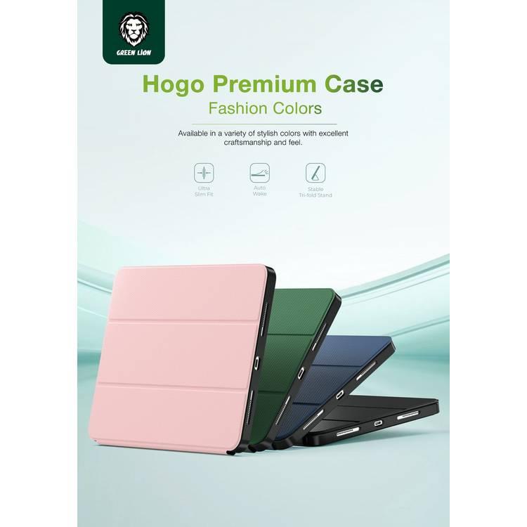 حقيبة Green Lion Hogo Premium مع حامل أقلام - القرنفل - آيباد إير 11 بوصة