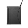 Levelo Offshore Passport Holder Leather Case - Black