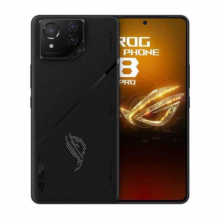 هاتف ASUS ROG Phone 8 Pro للألعاب الذكي 16 جيجابايت/512 جيجابايت - أسود فانتوم