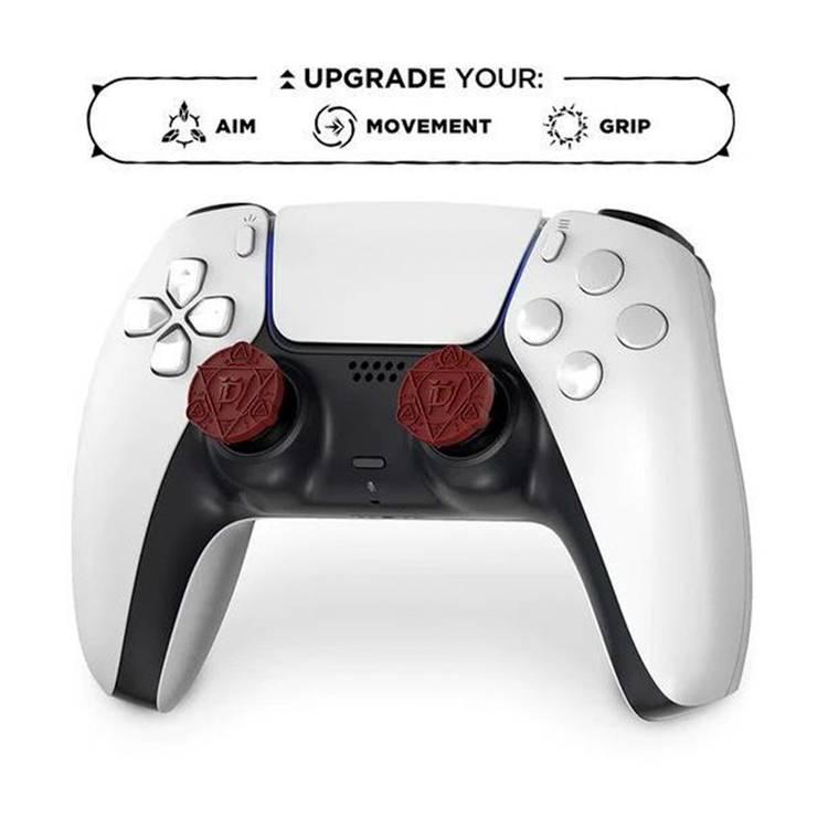 Kontrolfreek Diablo IV Performance Thumbsticks - PS5 / PS4 - Burgundy