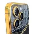 Mansa Custom iPhone 15 Pro Max - Gold & Carbon Fibre Caviar - 512GB