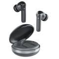 Powerology TWS Earbuds with Quad Mic ENC - Black