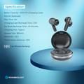 Powerology TWS Earbuds with Quad Mic ENC - Black