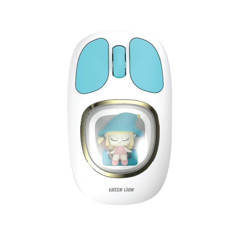 Green Lion Moosh Wireless Mouse - White