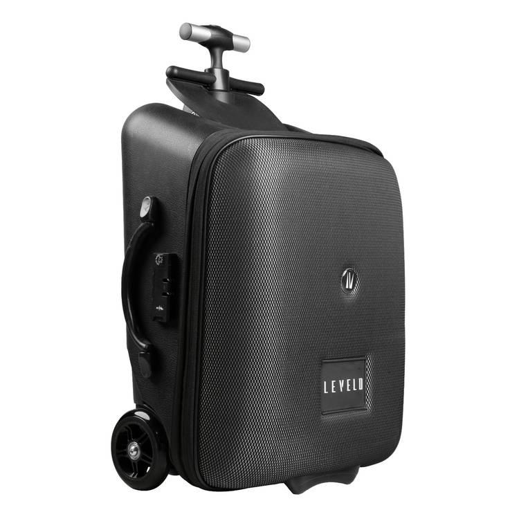 Levelo Horizon 20" Travel Luggage With Child Seat - Black