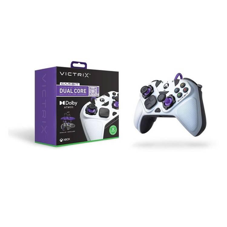 PDP Victrix Gambit Dual Core Tournament Controller - White