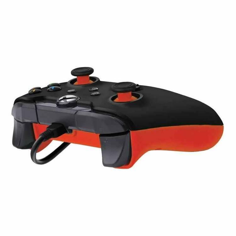 PDP Controller for  Xbox Series X/S/PC - Atomic Black - Black / Orange