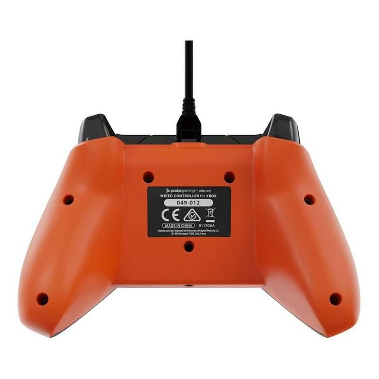 PDP Controller for  Xbox Series X/S/PC - Atomic Black - Black / Orange