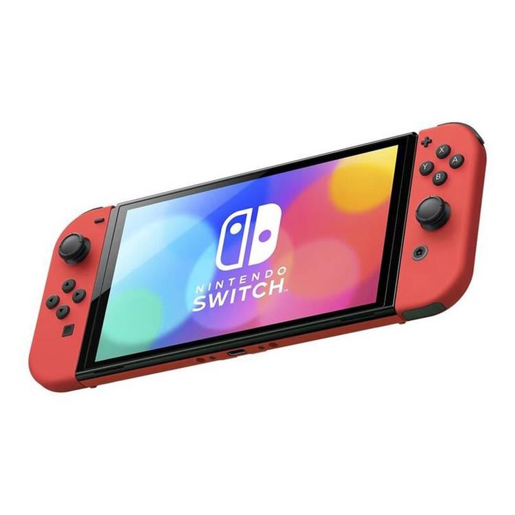 Nintendo Switch OLED - Mario RED Edition Console + Connected Thicky 3-in-1 USB - Red