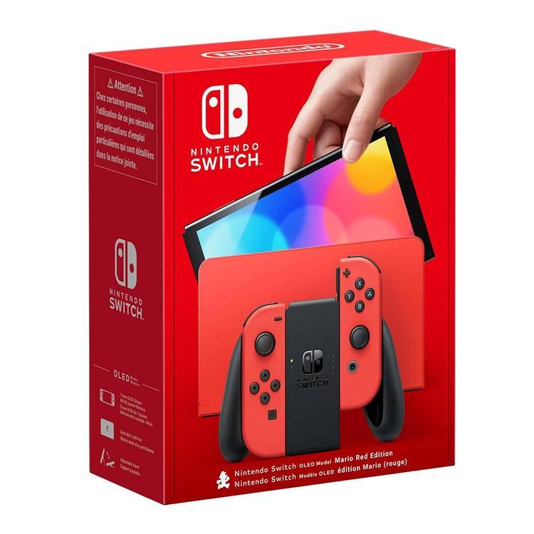 Nintendo Switch OLED - Mario RED Edition Console - Red