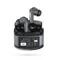 Green Lion EliteWave ANC Inbuilt Touch Screen Earbuds - Black