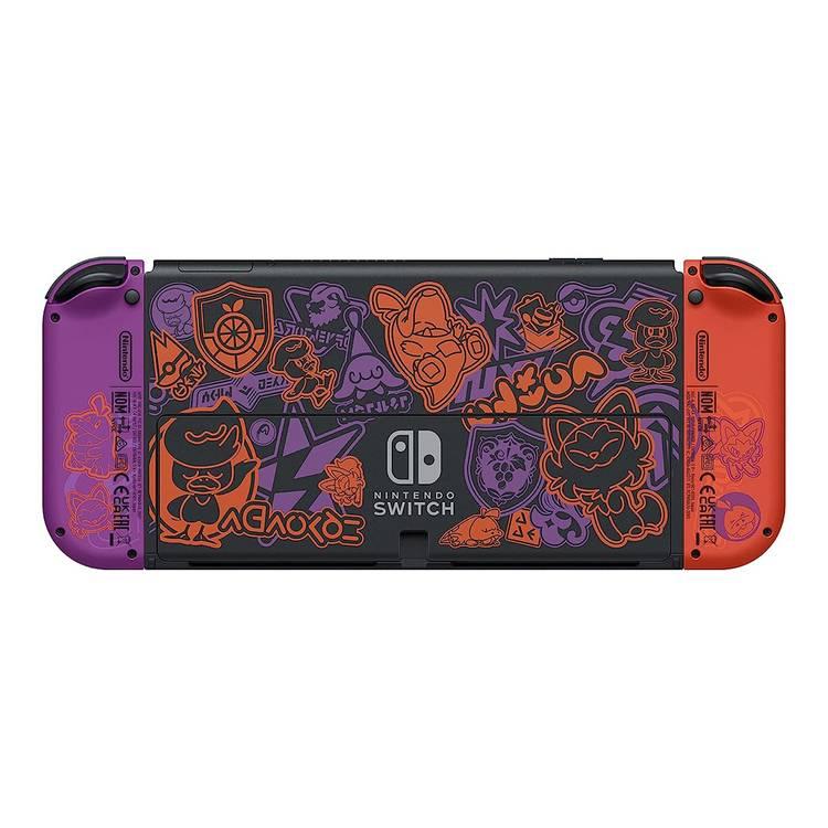 Nintendo Switch OLED - Pokemon Scarlet and Violet Edition - Black / Purple / Red