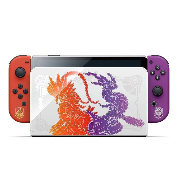 Nintendo Switch OLED - Pokemon Scarlet and Violet Edition - Black / Purple / Red