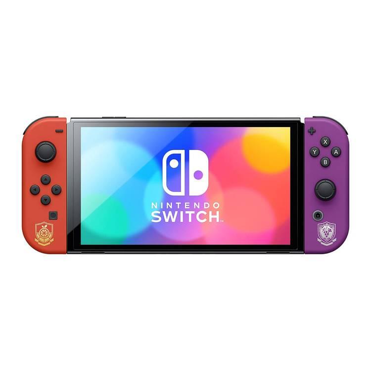 Nintendo Switch OLED - Pokemon Scarlet and Violet Edition - Black / Purple / Red