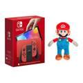 Nintendo Switch OLED - Mario RED Edition Console + FR-TEC Peluche Super Mario 22cm (Bundle) - Red