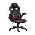 Porodo Gaming Chair with Fabric Covered Cushion and Class 3 - Black