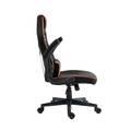 Porodo Gaming Chair with Fabric Covered Cushion and Class 3 - Black