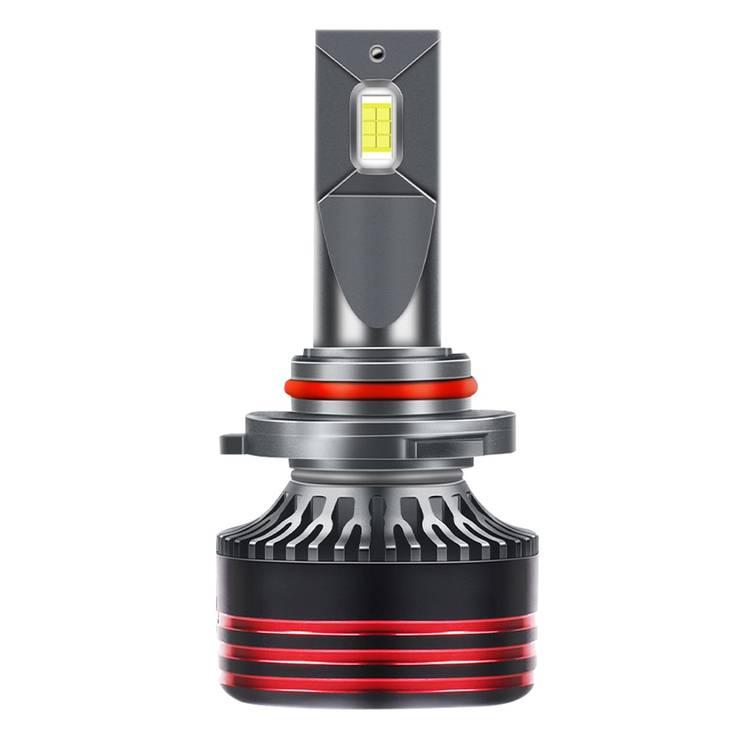 Powerology 70W LED Car Headlight Bulbs 9005, 6000LM Super Bright Light, Heat Dissipation, Easy Installation - Black