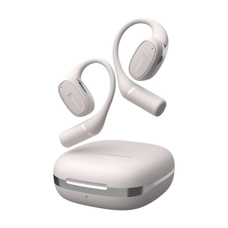 Powerology Open-Ear Wireless Stereo Earbuds - Beige