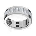 Porodo Jewels Smart Ring with Health Tracker. Lithium Polymer, Sport Modes: Walking, Running, Riding, 16mAh - Silver