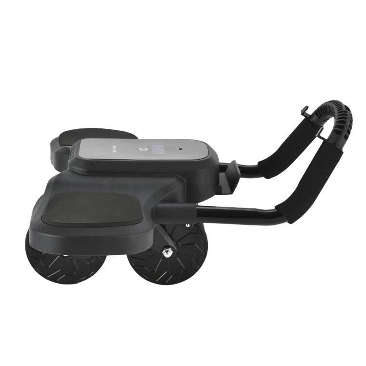 Green Lion ABS Exercise Roller with Digital Display, Automatic Rebound, 120Kg Load Bearing, Type-C Charging, Dual Wheel 