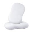 Green Lion Cloud Memory Foam Pillow, Middle Soft, Washable & Foldable, Zero Pressure, Dry & Breathable - White