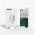 Green Lion Lagos 10000mAh Power Bank PD 20W, Magsafe Compatible, Strong Adsorption, Built in Stand, Compact & Portable - White