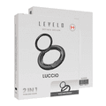 Levelo Luccio 2 In 1 Phone Ring Holder, Aluminum Alloy, 3500Gs Magnetic Force - Black