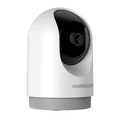 Powerology Indoor PTZ Smart Camera, 2304x1296pixels Resolution, 3MP, Motion Sensor, Night Vision, 100° Field of Vision, Echo Cancellation Audio, Two Way Audio, 2.4GHz Wi-fi - White 