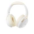 Porodo Soundtec Eclipse Wireless Over-Ear Headphones, High-Clarity Mic with ENC, 50 Hours Playtime, 400mAh Battery, Multi Function Buttons, Type C Charging, Compatible with All Phones for Enhanced Music and Calls - White/Gold