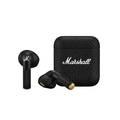 Marshall Minor IV Wireless Earbuds,  2 Hours Charging Time, 12mm Driver, Bluetooth 5.3, 30 Hours Wireless Playtime, 2 Hours Charging Time, IPX4 Water Resistant - Black