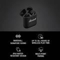 Marshall Minor IV Wireless Earbuds,  2 Hours Charging Time, 12mm Driver, Bluetooth 5.3, 30 Hours Wireless Playtime, 2 Hours Charging Time, IPX4 Water Resistant - Black