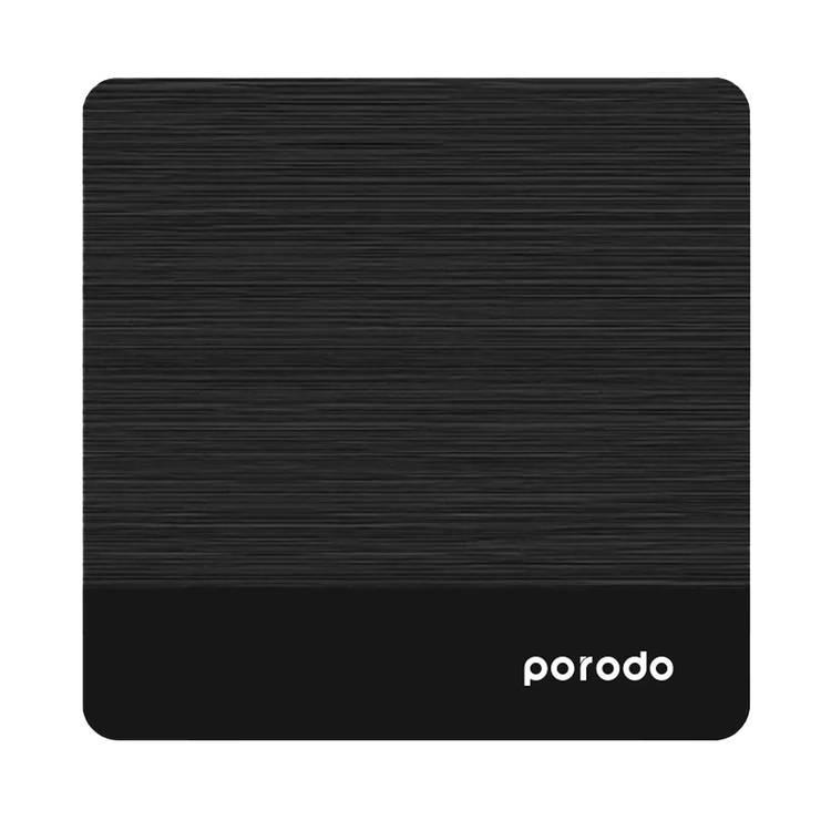 Porodo Android TV Box Video Streaming, 8GB Storage, 1GB RAM, 1080 Full HD, Quad-Core, HDMI, x2 USB 2.0, RJ45, AV Output, Unlimited Streaming, UK 3Pin - Black 