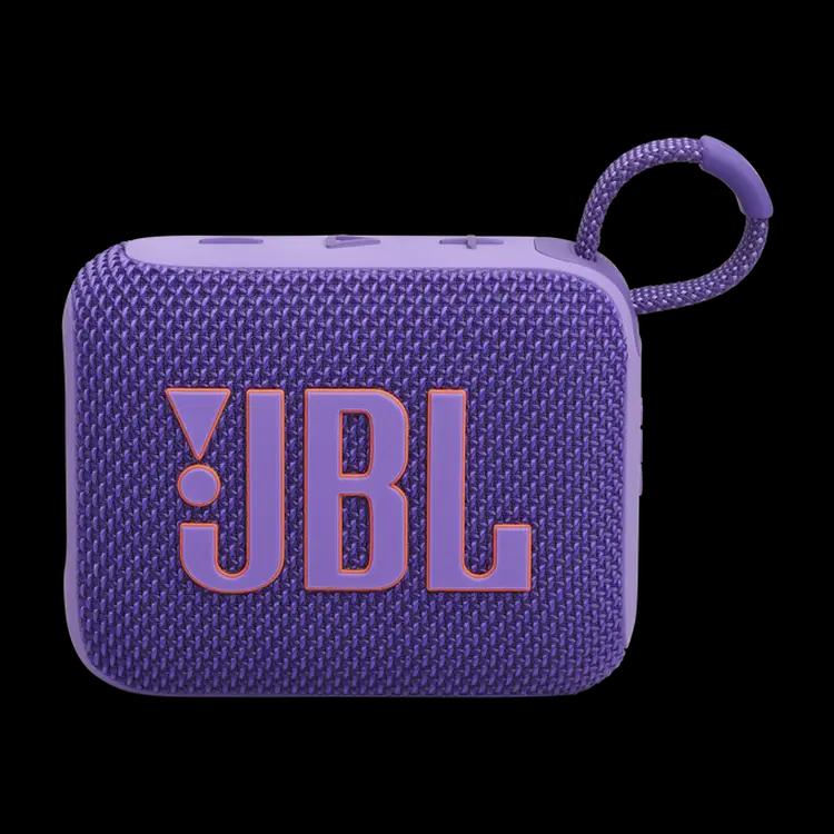 JBL Go4 Portable Wireless Speaker, 7h Playtime, Bluetooth 5.3, Water & Dust Resistant, Supports Auracast - Purple