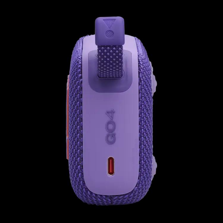 JBL Go4 Portable Wireless Speaker, 7h Playtime, Bluetooth 5.3, Water & Dust Resistant, Supports Auracast - Purple