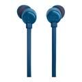 JBL T310C USB-C Wired Earphones, High Resolution Audio, Tangle-Free Flat Cable, Digital to Analog Converter, Compatible with PCs/Mobiles/Gaming Consoles, Pure Bass Sound, 1.2m - Blue