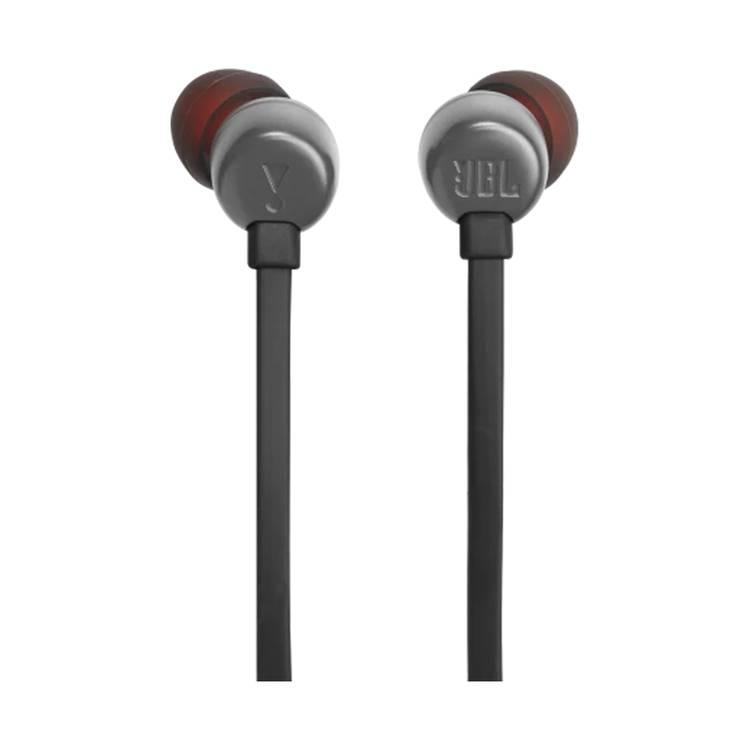 JBL T310C USB-C Wired Earphones, High Resolution Audio, Tangle-Free Flat Cable, Digital to Analog Converter, Compatible with PCs/Mobiles/Gaming Consoles, Pure Bass Sound, 1.2m - Black