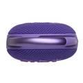 JBL Clip 5 Portable Wireless Speaker, Bluetooth 5.3, 3 Hours Charging Time, 7W Output Power, 15 Hours Battery Life, IP67 Waterproof & Dustproof - Purple