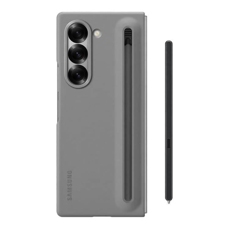 Samsung Galaxy Z Fold6 S Pen Case, Slim & Lightweight Design, Thermoplastic Polyurethane Material - Gray