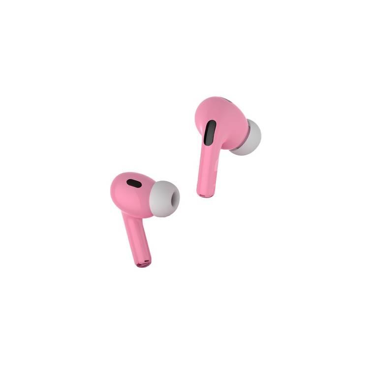 Porodo Blue AirPods Pro2 with Screen, Deep Bass, Touch Control, 20 Hours Working Time, 1.47 inch Screen size - Pink