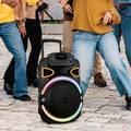 Green Lion PartyLife 500 Bluetooth Speaker with Bluetooth Version 5.0, Light Show and Deep Bass - Black