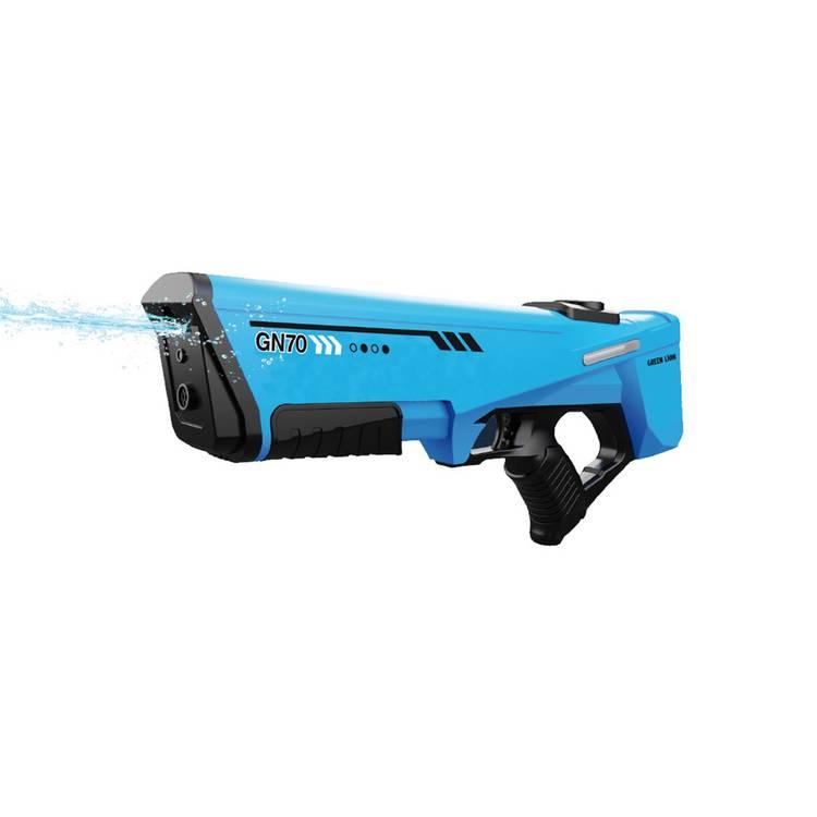 Green Lion GN70 Water Gun Automatic & Manual Single Shot Mode, Leak Proof Seal, ABS Plastic Material - Blue