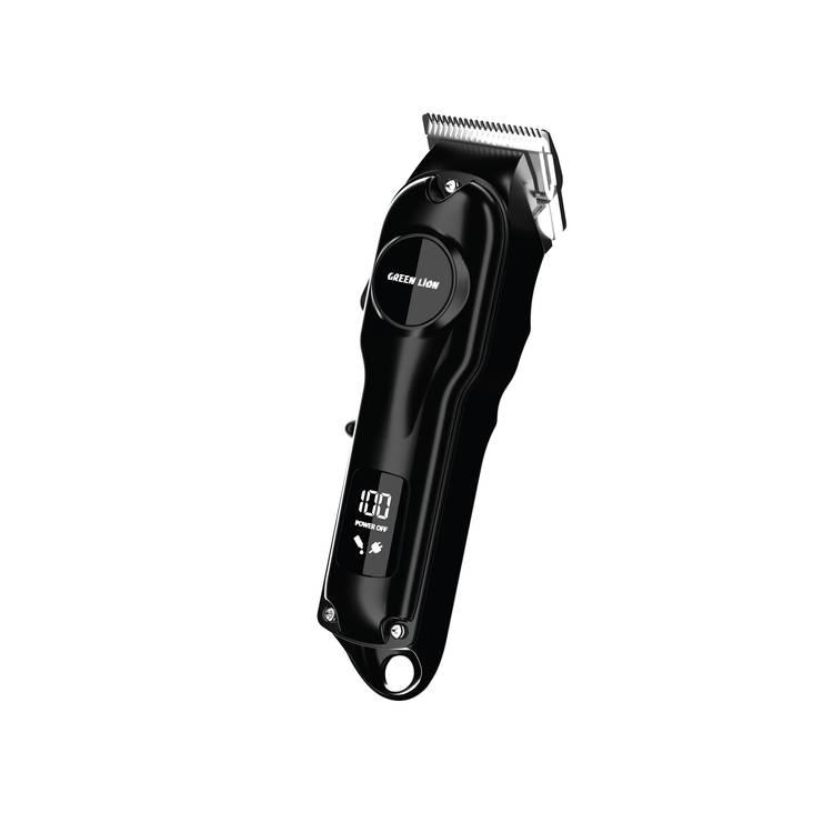 Green Lion ProClip Duo 7 in 1 Hair Trimmer, Ergonomic Low Noise Design, Include Hair Comb, Hairdressing Cloth, Hairdressing Scissors, Carrying Case - Black