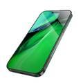 زجاج Green Lion 3D Silicone Plus عالي الدقة لهاتف iPhone 16 Pro، مضاد لبصمات الأصابع، عالي الاستجابة، مضاد للخدش، مقاوم للشحوم - شفاف