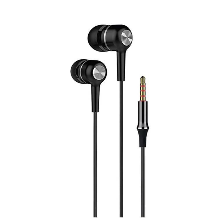 Green Lion Melo Stereo Earphone, Inbuilt Mic, 1.2m Length, 3.5mm Audio Jack - Black