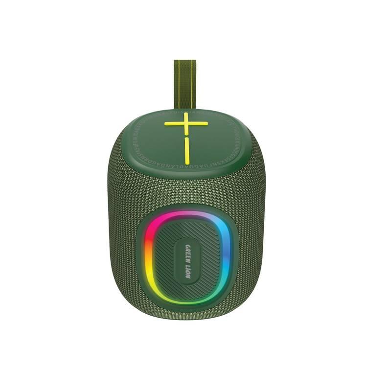 Green Lion Pristone Wireless Speaker, IPX6 Waterproof, 8W Output Power, JL 5.2 Bluetooth Version, 10m Bluetooth Distance, 1200mAh Battery Capacity  - Green