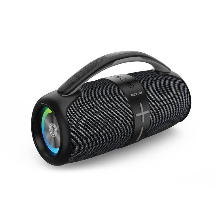 Green Lion Parma Wireless Speaker, 6-7 Hours Play Time, RGB Light, IPX6 Waterproof - Gray